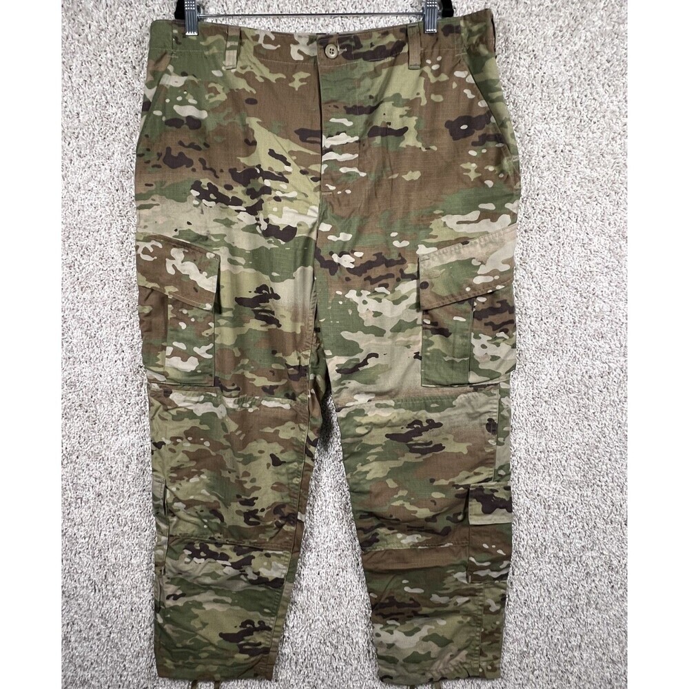 US Army Combat Pants OCP Multicam Ripstop Large Regular Military Cargo Trousers